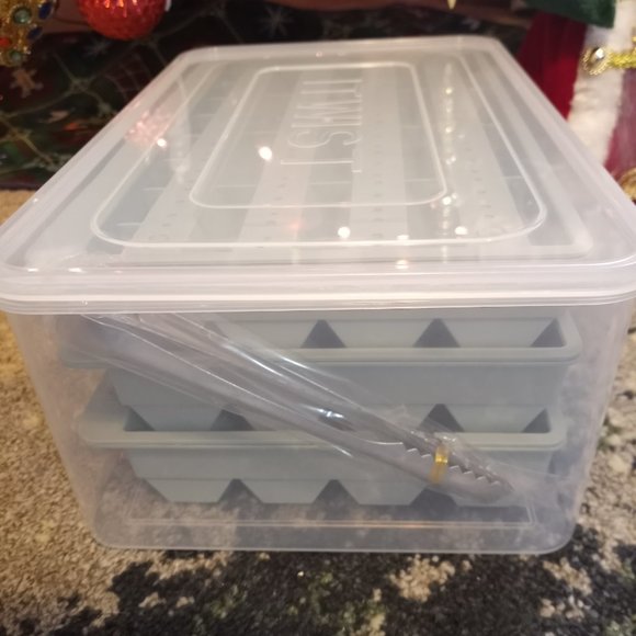 Ice Cube Trays, Hexagon Ice Trays with Lid, 32x3 PCS Ice Trays for Freezer - Picture 11 of 14